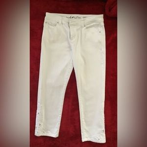 Inc straight leg cropped jeans